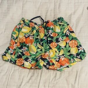 Fun Old Navy citrus swim shorts size extra small